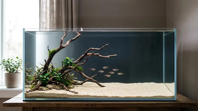 Aquascape Kayu dan Pasir