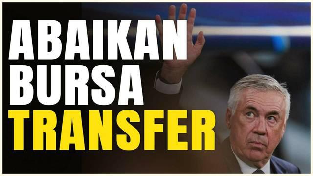 Berita video pelatih Real Madrid, Carlo Ancelotti, lebih pilih abaikan bursa transfer musim dingin, dan ingin fokus pada pemulihan pemainnya yang cedera.