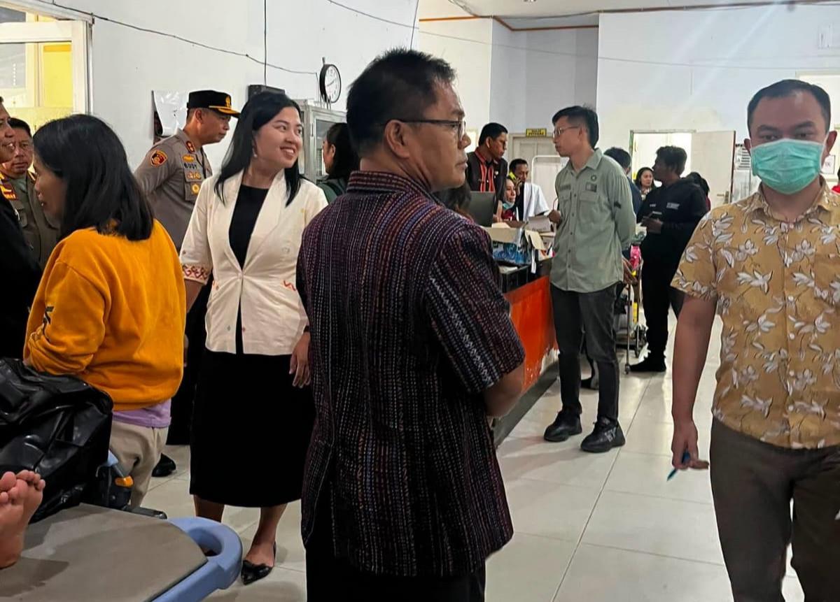Murid SMPN 1 Makale yang diduga mengalami keracunan usai menyantap MBG. (Istimewa)