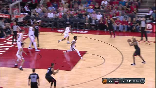 Berita video game recap NBA 2017-2018 antara Houston Rockets melawan Phoenix Suns dengan skor 113-102.