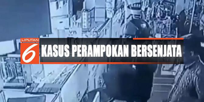 Detik-Detik Aksi Perampokan Bersenjata di Tangerang Terekam CCTV