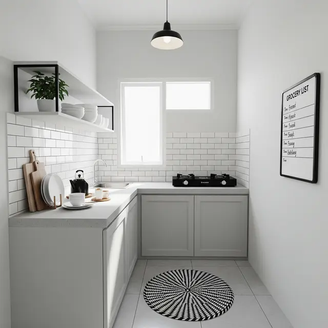 9 Inspirasi Dapur Sempit tapi Rapi dengan Pencahayaan Alami, Desain Efisien