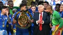 Gelar juara Piala Dunia Antarklub 2025 sekaligus menambah koleksi gelar Chelsea usai beberapa waktu lalu menjuarai ajang UEFA Conference League. (Paul ELLIS/AFP)