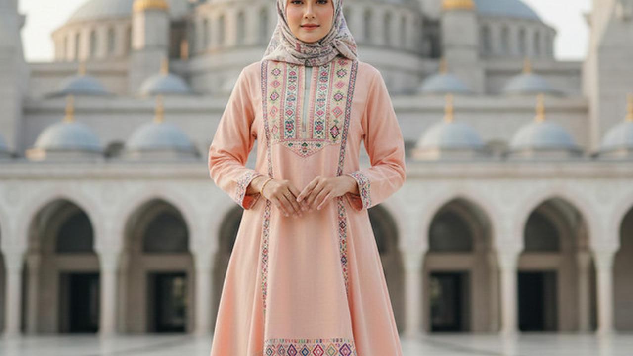 8 Tunik Muslim Wanita Lebaran 2026 Nyaman Adem, Pilihan Terbaik untuk Hari Raya