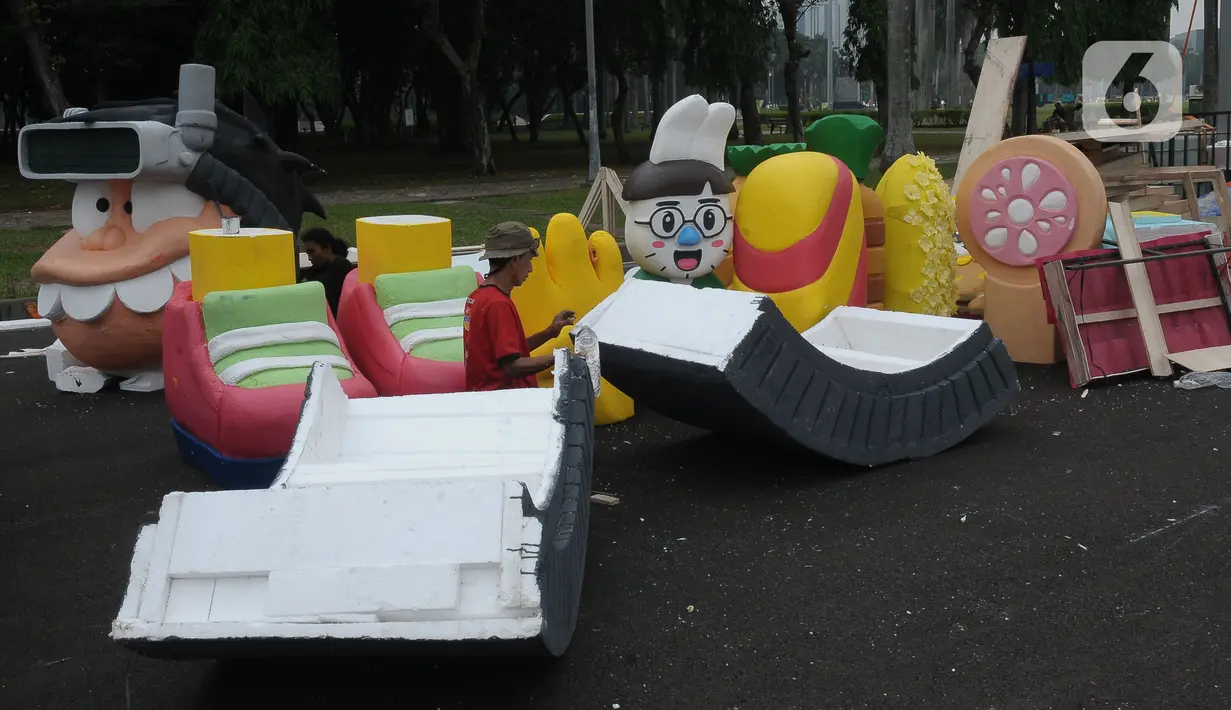 Pemprov DKI Jakarta menggelar Malam Muda Mudi untuk menyambut pergantian tahun dari 2023 ke 2024. (merdeka.com/Imam Buhori)