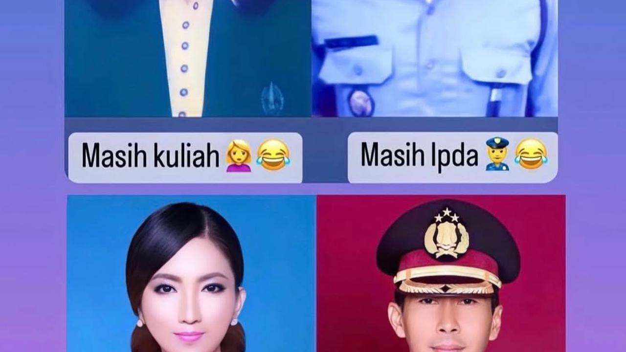 Potret Cantik Heni Tania Dampingi Sang Suami Berpangkat Kombes Pol