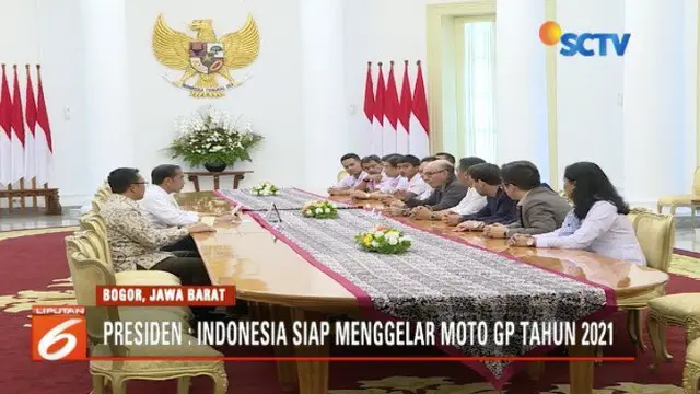 Selain Moto GP 2021, Jokowi Pastikan Moto 2 dan Moto 3 Digelar di Indonesia