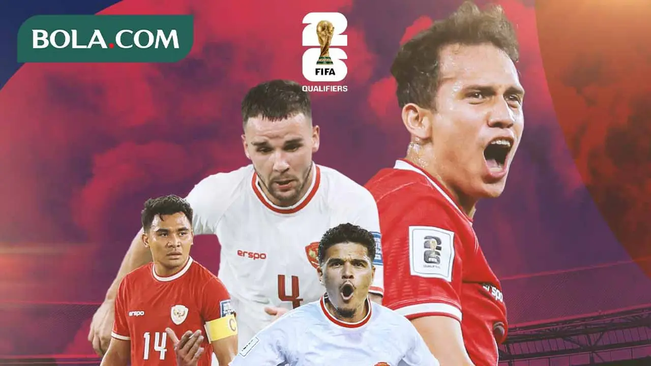 Timnas Indonesia - Ilustrasi Timnas Indonesia Piala Dunia 2026 (Asnawi Mangkualam, Egy Maulana Vikri, Calvin Verdonk, Ragnar Oratmangoen)