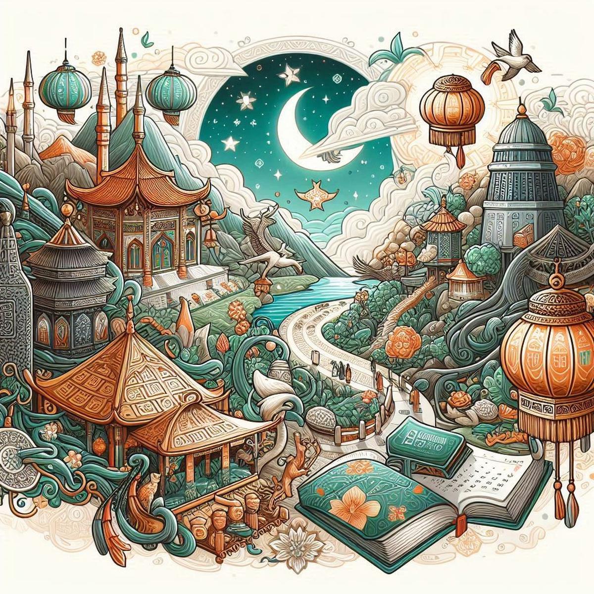 Ilustrasi Kalender Hijriyah