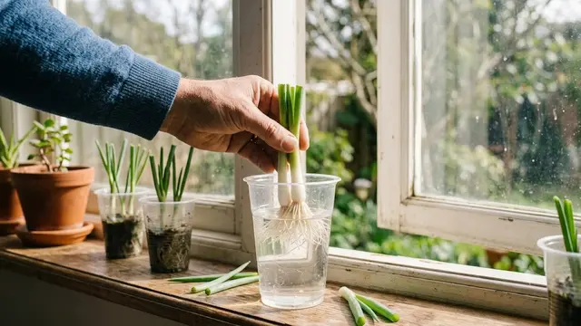 Regrow Daun Bawang