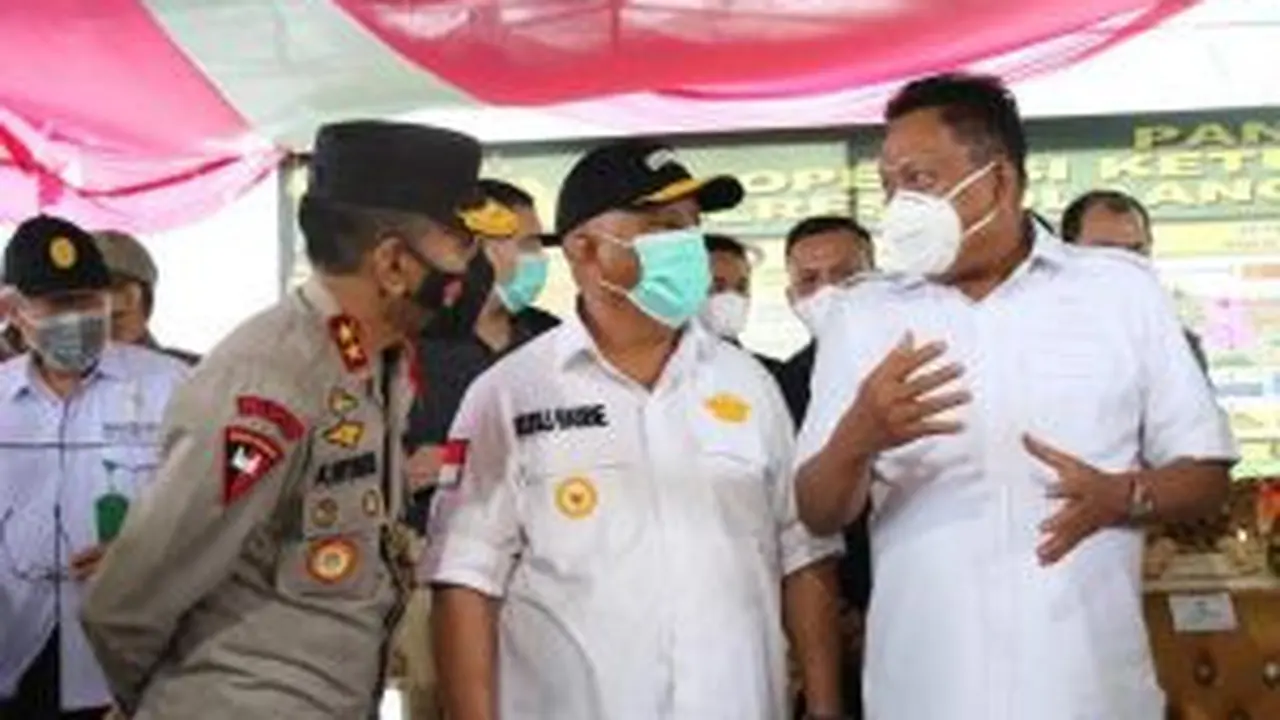 Keberadaan Pos Penyekatan Mudik di perbatasan Sulut dan Gorontalo dievaluasi Polda Sulut.