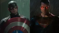 Captain America dan Superman. (Istimewa / forbes.com)