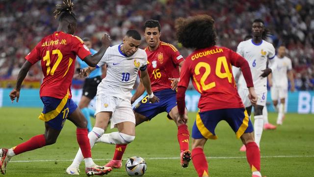 FOTO Kylian Mbappe dan Nico Williams di Euro 2024