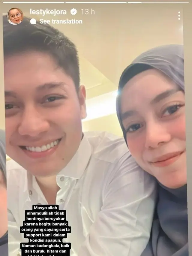 Lesti Kejora dan Rizky Billar
