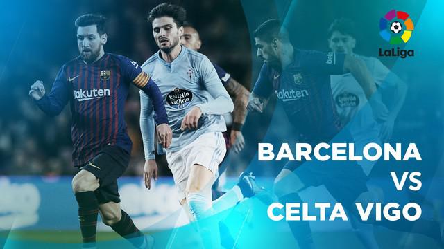 Berita video statistik Barcelona vs Celta Vigo pada laga pekan ke-17 La Liga 2018-2019, Minggu (23/12/2018).