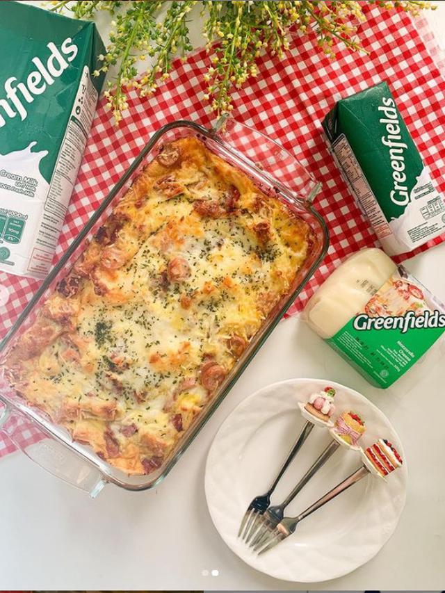 Savory Bread Pudding kreasi @bu_bob_2009