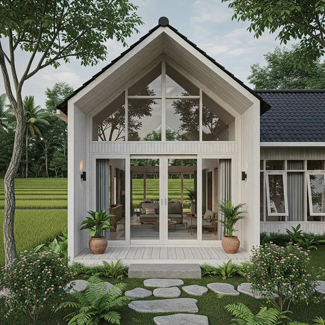 Ide Desain Rumah Desa Gaya Skandinavia yang Sederhana, Adem, dan Ramah di Kantong