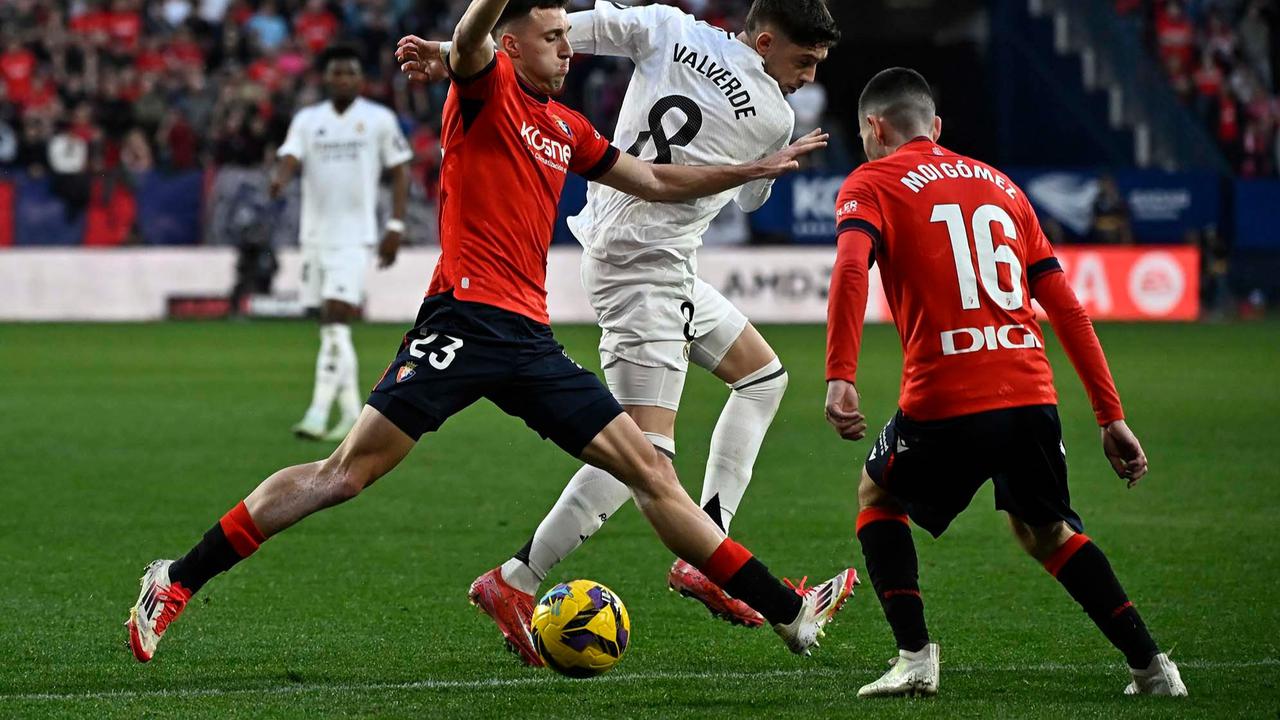 FOTO: Ditahan Imbang 1 -1 dengan Osasua, Posisi Real Madrid  di Puncak Liga Spanyol Terancam