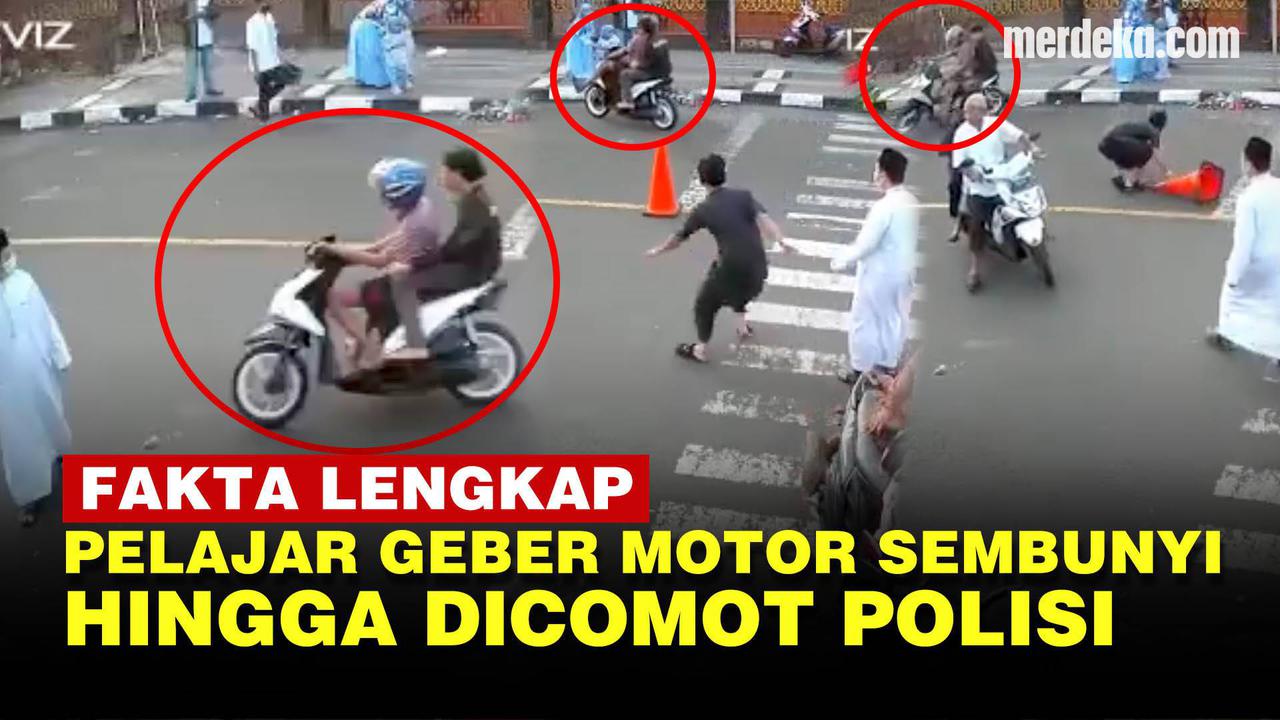 VIDEO: Kronologi Lengkap dan Motif Pelajar Geber Motor Jelang Warga Salat Id