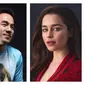 Joe Taslim dan Emilia Clarke (Liputan6 - Fatkhur Rozaq/ emilia-clarke.net