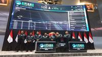 Pencatatan perdana saham PT Aviana Sinar Abadi Tbk (IRSX) pada Selasa, (7/2/2023). (Foto: Liputan6.com/Elga N)