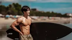 Ahn Bo Hyun saat berada di Bali (Foto: Instagram/ bohyunahn)