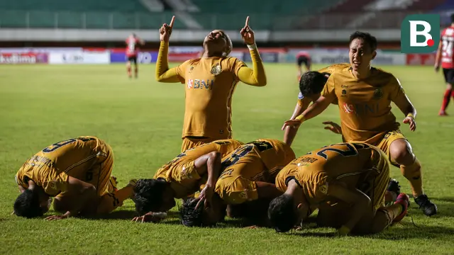 Foto: Atasi 10 Pemain Bali United, Bhayangkara FC ke Puncak Klasemen BRI Liga 1