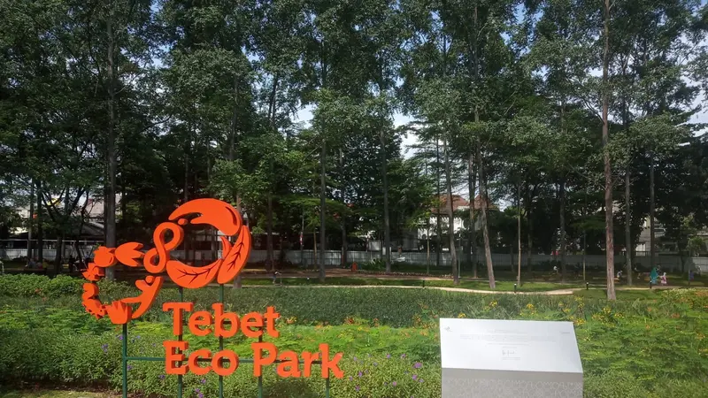 Tebet Eco Park, taman baru di Jakarta seluas 7,3 hektar. (Foto: Benedikta Desideria/Liputan6.com)