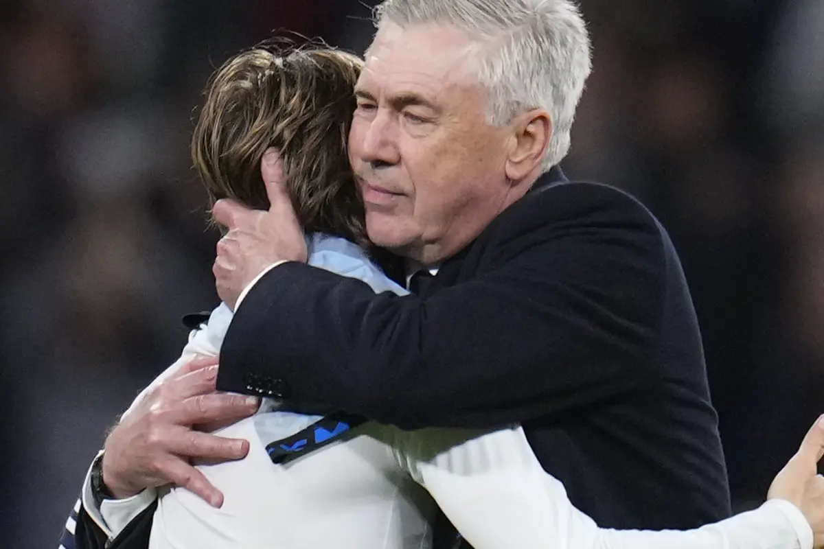 Foto: Lesatan Super Luka Modric saat Jebol Gawang Sevilla, Bawa Real Madrid Kukuh di Puncak Klasemen Liga Spanyol