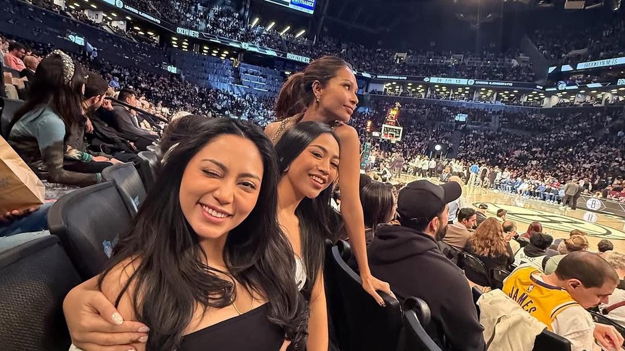 3 Potret Rachel Vennya Nonton Langsung Pertandingan NBA Brooklyn Nets vs LA Lakers