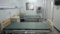 RS Leishenshan khusus pasien Virus Corona telah selesai dibangun. Dok: Twitter People's Daily, China @PDChina
