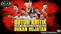 Shin Tae-yong dan Timnas Indonesia Butuh Kritik, Bukan Hujatan