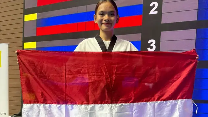 Atlet Indoensia Rebut Perunggu di Asian Junior Championship 2025, Dapat Penghargaan dari Presiden World Taekwondo