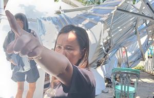 Stevi Pude saat menceritakan detik-detik gempa Bitung M7,6 getarannya turut mengguncang Kota Manado. (Liputan6.com/ Yoseph Ikanubun)