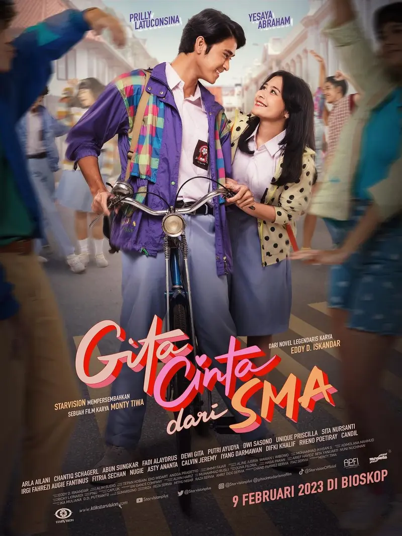 Poster film Gita Cinta Dari SMA. (Foto: Dok. @gitacintadarismafilm)