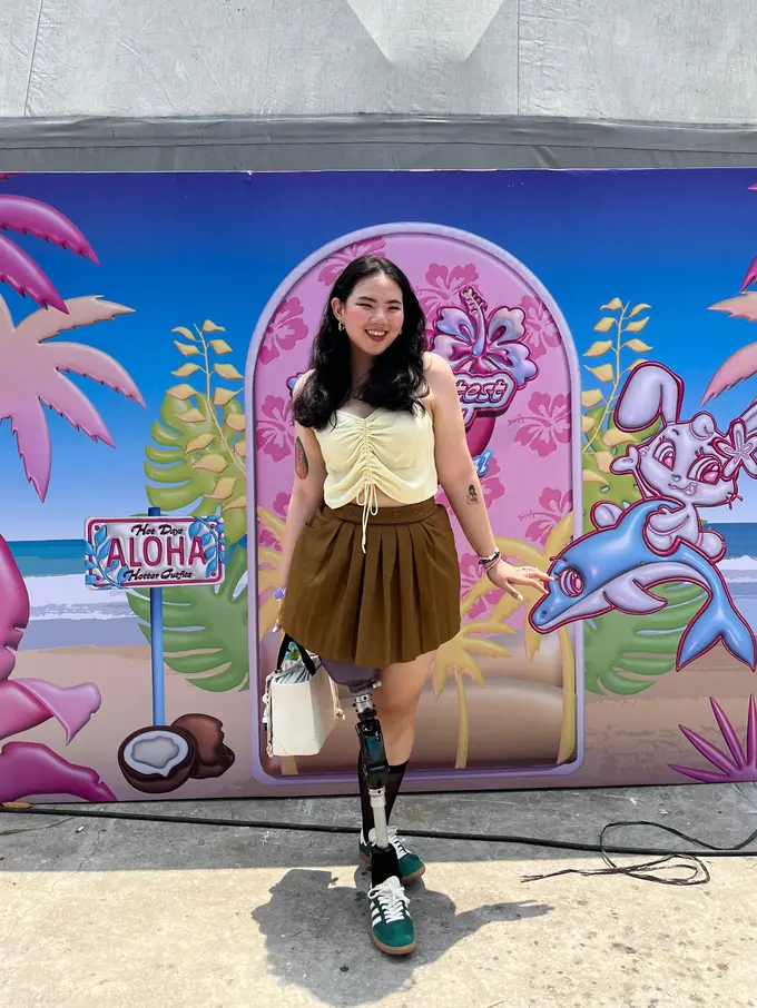 Vania Theola Konten Kreator dengan Iron Limb