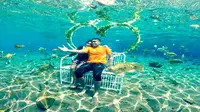 Jajal Umbul Ponggok, dari Menyelam sampai Berpose di Dalam Air
