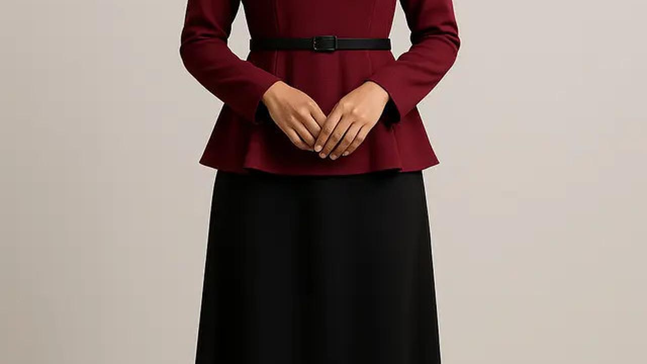 7 Model Gamis Polos Kombinasi 2 Warna, Tonjolkan Kesan Sopan dan Menawan