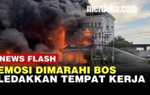 VIDEO: Bos Suka Marah-Marah, Karyawan Emosi Ledakkan Tempat Kerjanya