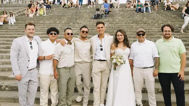 6 Potret Pernikahan Sipil Putri Pesepakbola Cristian Gonzales di Italia, Tampil Anggun dalam Balutan Gaun Internasional