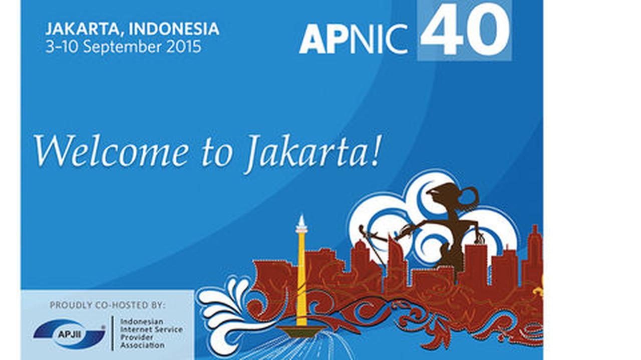 Jakarta jadi tuan rumah APNIC 40