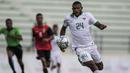 Striker Timnas Indonesia, Marinus Wanewar bermain apik dengan mencetak satu gol ke gawang Timor Leste pada laga SEA Games di Stadion MPS, Selangor, Minggu (20/8/2017). Marinus berpeluang menambah gol melawan Kamboja. (Bola.com/Vitalis Yogi Trisna)