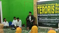 Ketua Umum LDNU PBNU Maman Imanulhaq mengatakan kericuhan yang terjadi di Mako Brimob Kelapa Dua Depok Jawa Barat seolah ingin menunjukkan bahwa negara dalam kondisi sudah rapuh. Foto (Liputan6.com / Panji Prayitno)