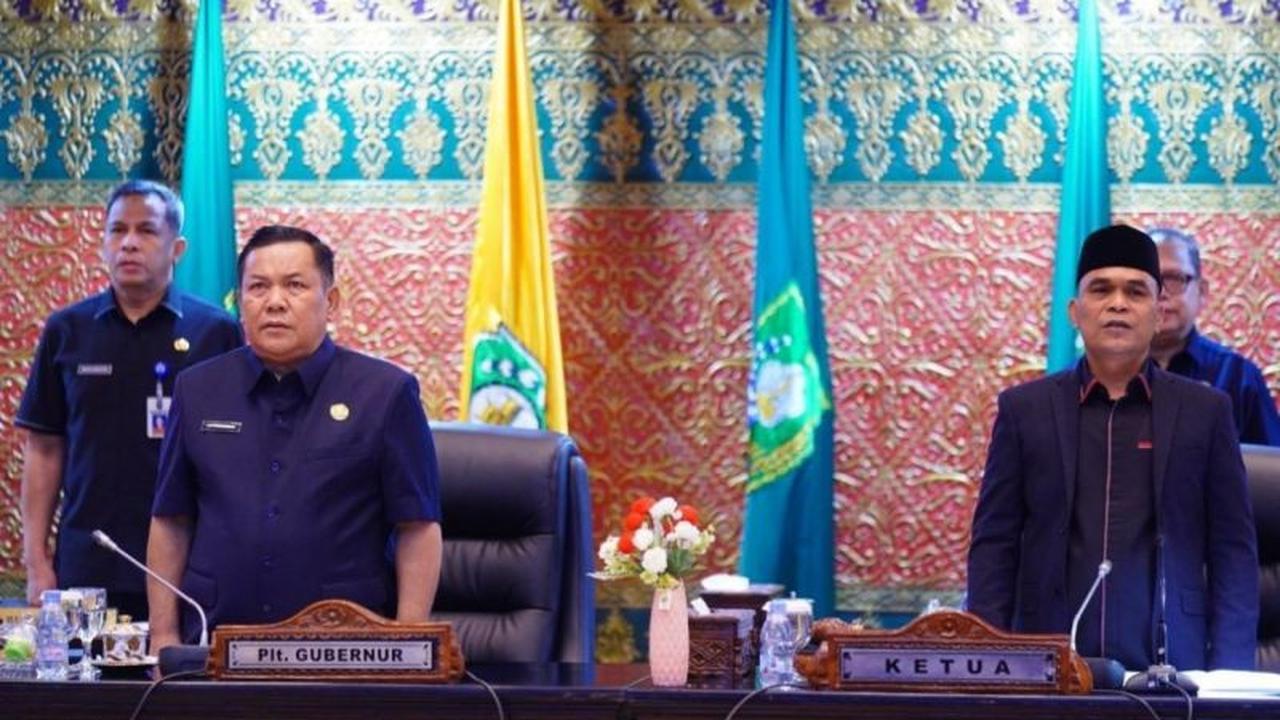 Pemprov Riau Ajukan Nota Keuangan RAPBD Riau 2026 Senilai Rp8,25 Triliun