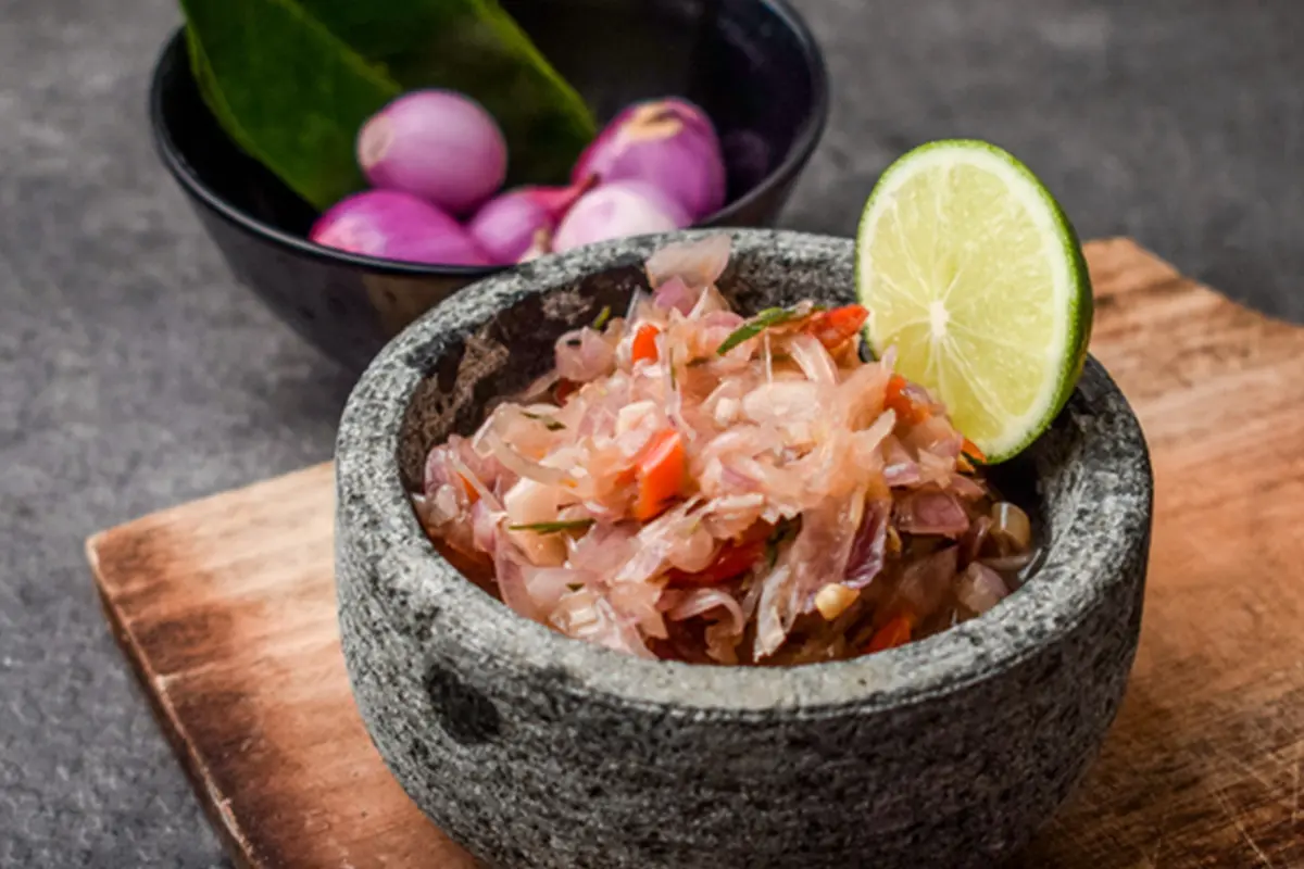 resep sambal matah terasi