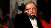 Stephen Hawking meninggal dunia diusia 76 tahun. (Justin TALLIS / AFP)