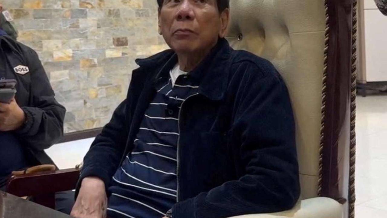 Rodrigo Duterte ditangkap atas perintah Mahkamah Internasional