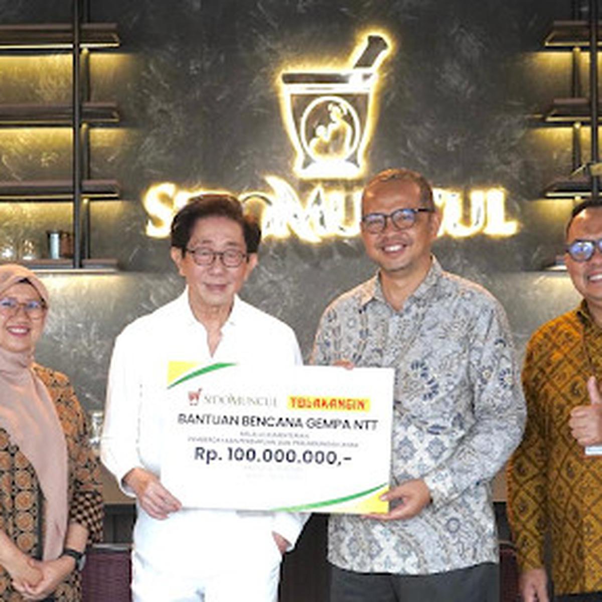 Bantu Pemulihan Korban Bencana NTT, Sido Muncul Salurkan Rp400 Juta melalui BPOM