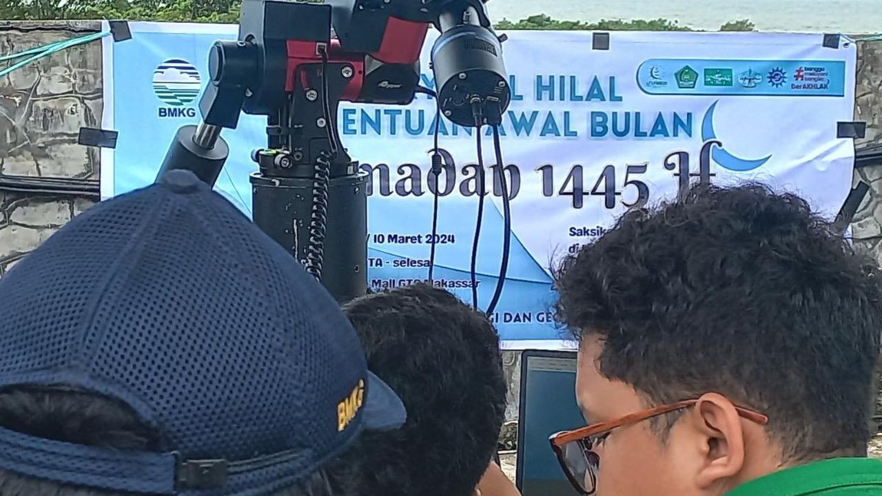 Belum Penuhi Kriteria MABIMS, Posisi Hilal di Makassar Hanya 0,21 Derajat