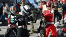 Suasana kemeriahan Cosplay Festa TDC (Tokyo Dome City) di Tokyo pada tanggal 10 Januari 2015. (AFP Photo/Toshifumi Kitamura)